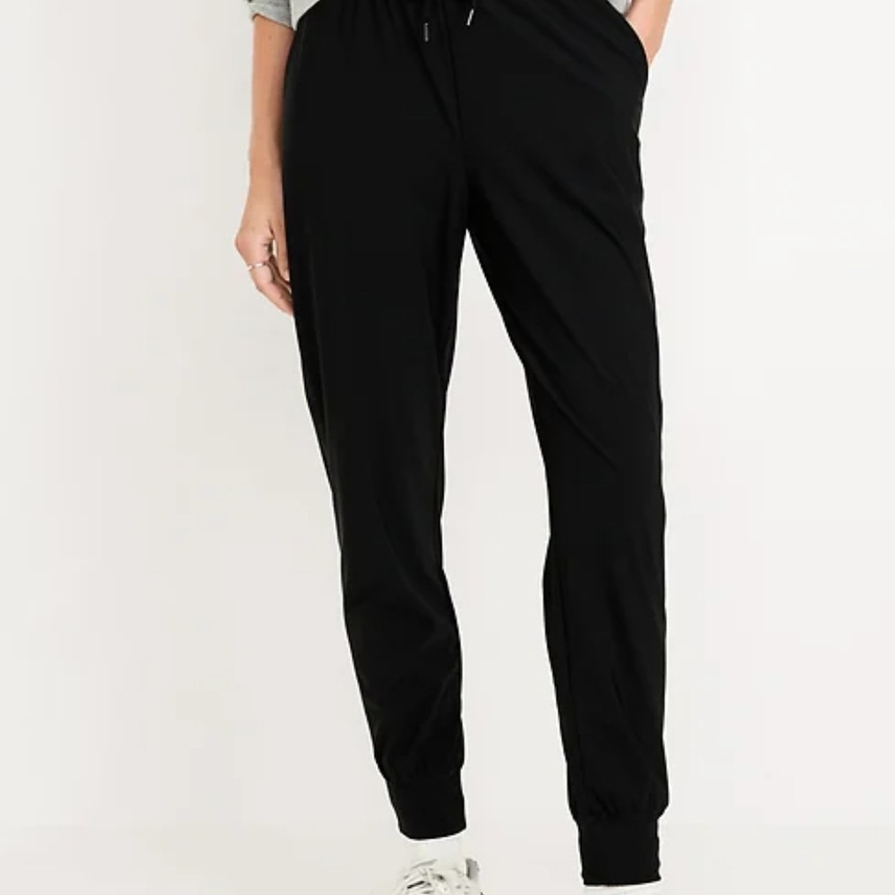 Old Navy Women's Sleektech Black Joggers